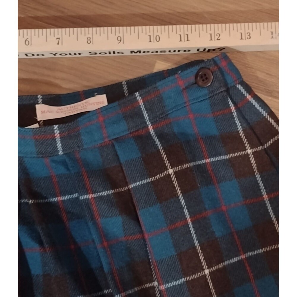 Vintage Pendleton Skirt Authentic Mac Kinnon Hunting Tartan Wool Size 10 USA - Picture 11 of 16